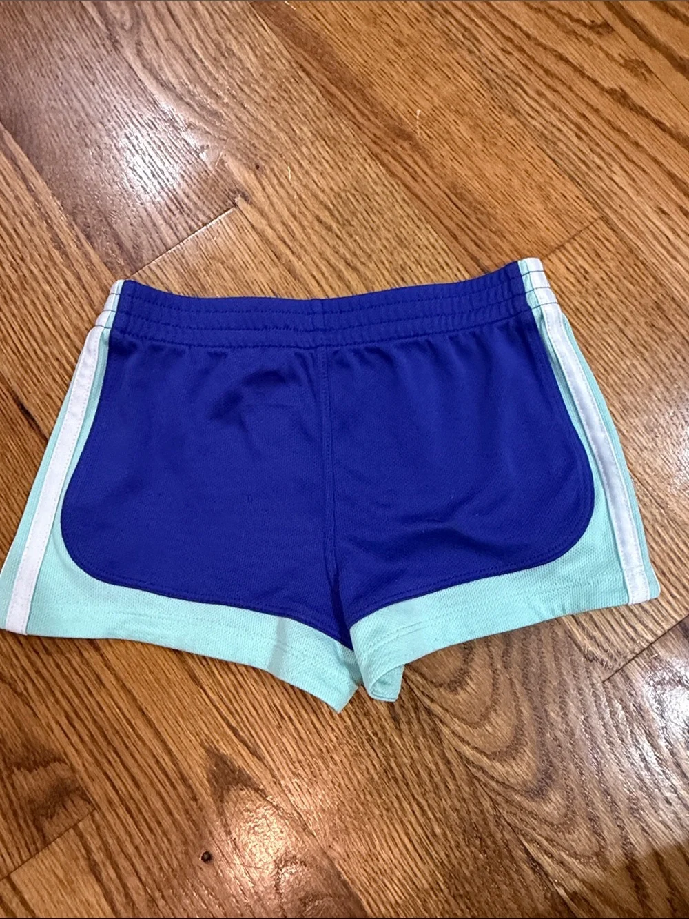 Girl’s Adidas Shorts. Size 3T. Excellent Condition. Purple and Mint Color.
